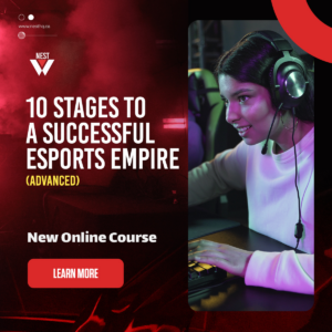 NEST advanced esports business course for learning marketing, pricing, sales, positioning, launch planning, and customer retention.
